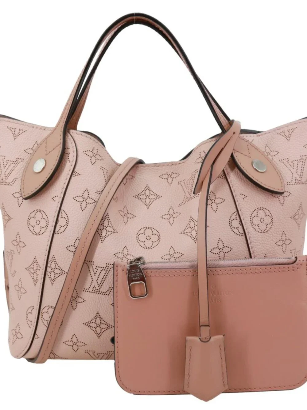 Louis Vuitton  Hina PM Mahina Leather Crossbody Bag Magnolia